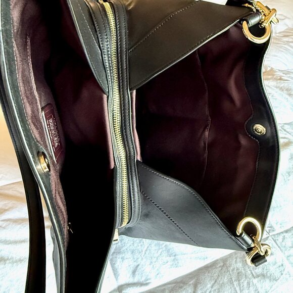 Coach Lexy Shoulder Bag Black Quilted Leather - Picture 9 of 15